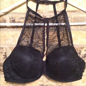 NWOT 36B Black lace push up bra